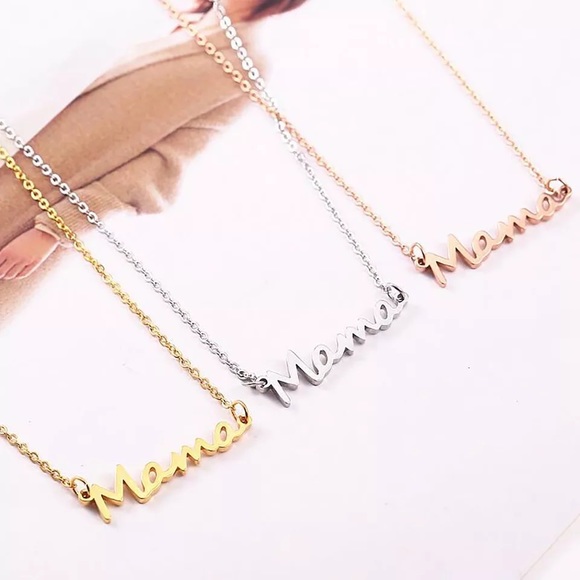 Mother’s Day Mama letter Charm with Chain Link gold silver & rose gold Bracelet - Picture 1 of 16